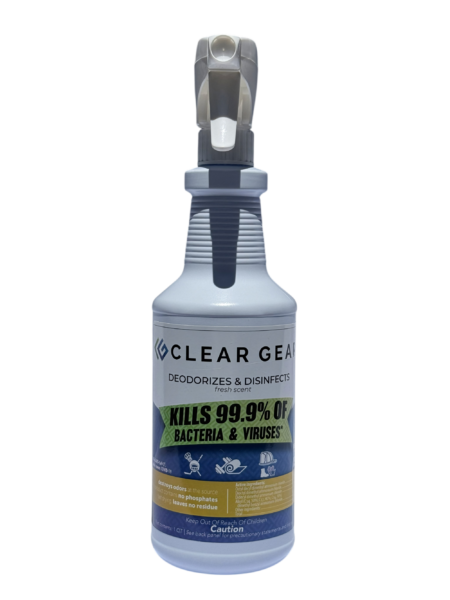 Clear Gear 32oz disinfectant spray bottle