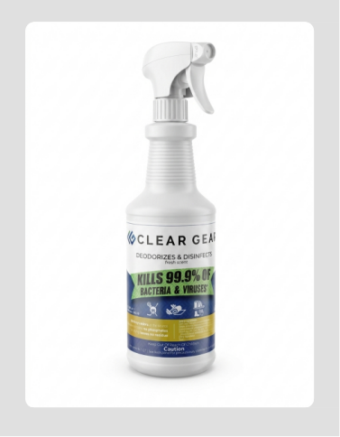 Clear Gear 32oz disinfectant spray bottle